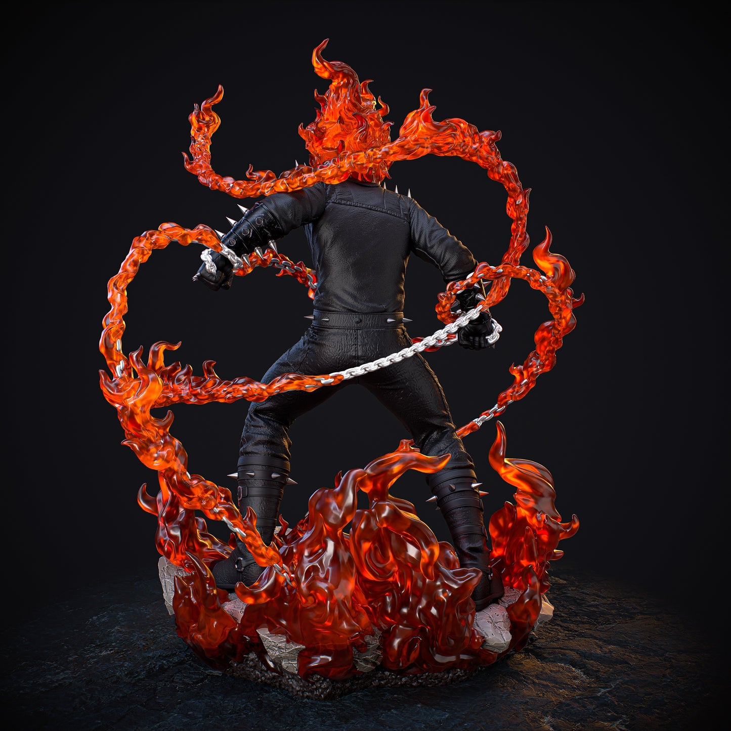 Ghost Rider Statue
