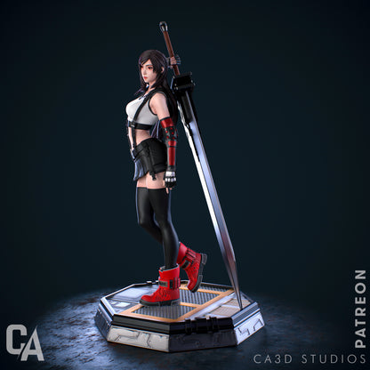 Tifa Lockhart Statue