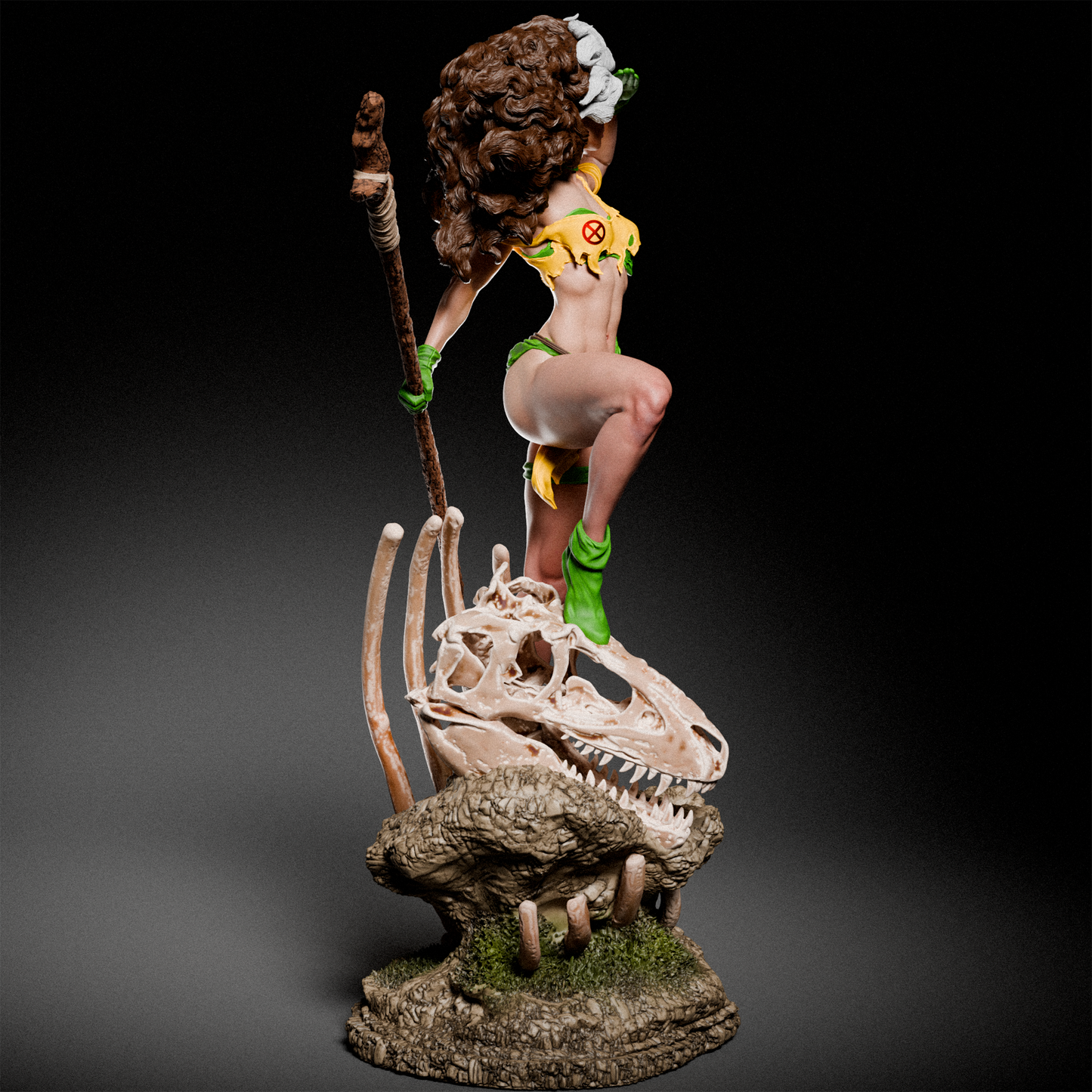 Rogue Savage Statue