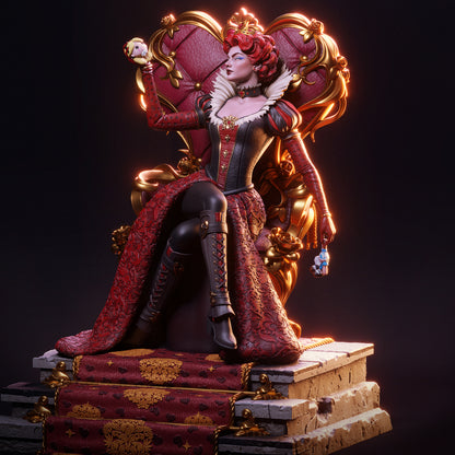 Queen Of Hearts Statue