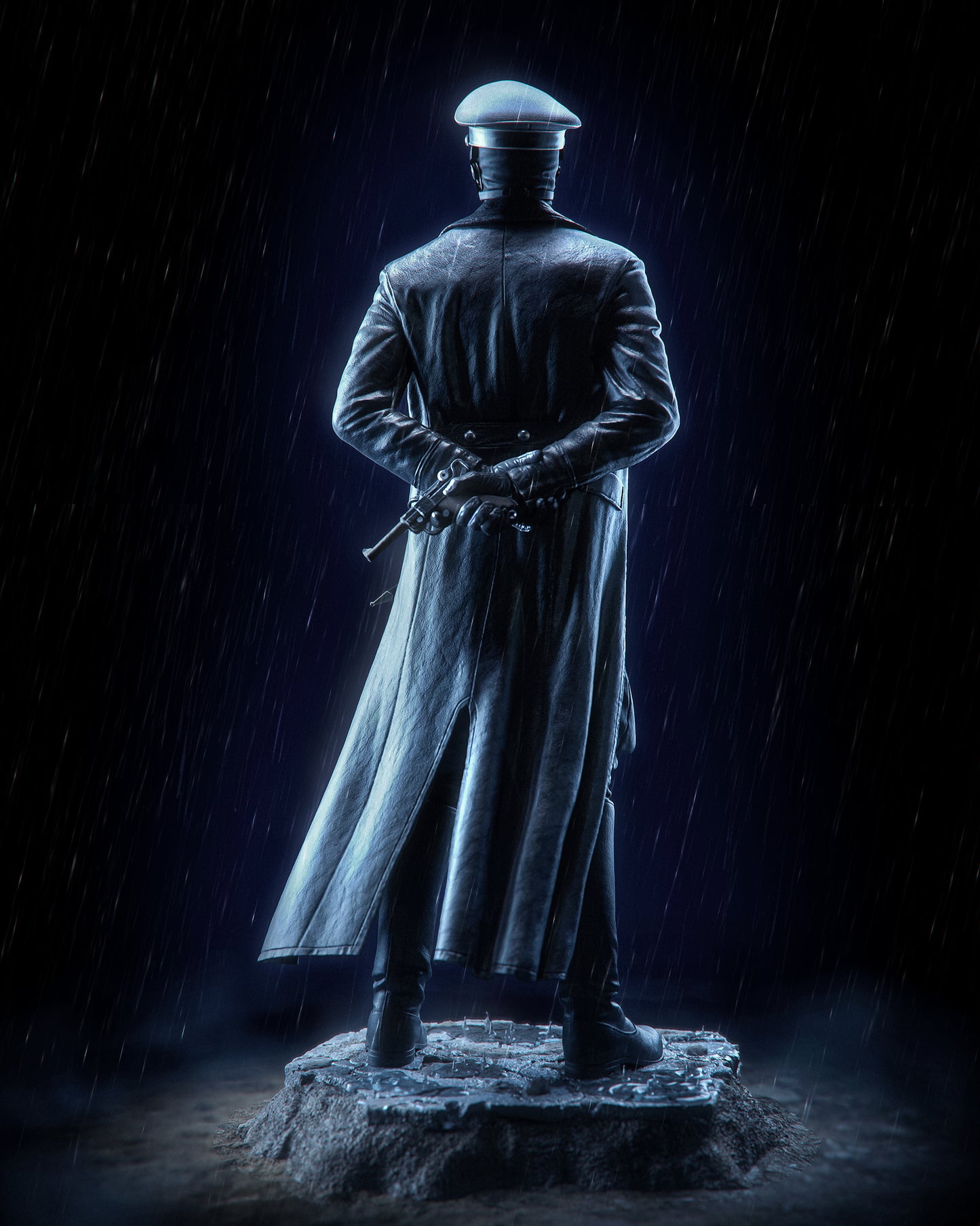 Karl Ruprecht Kroenen Statue 3D-Printed Kit
