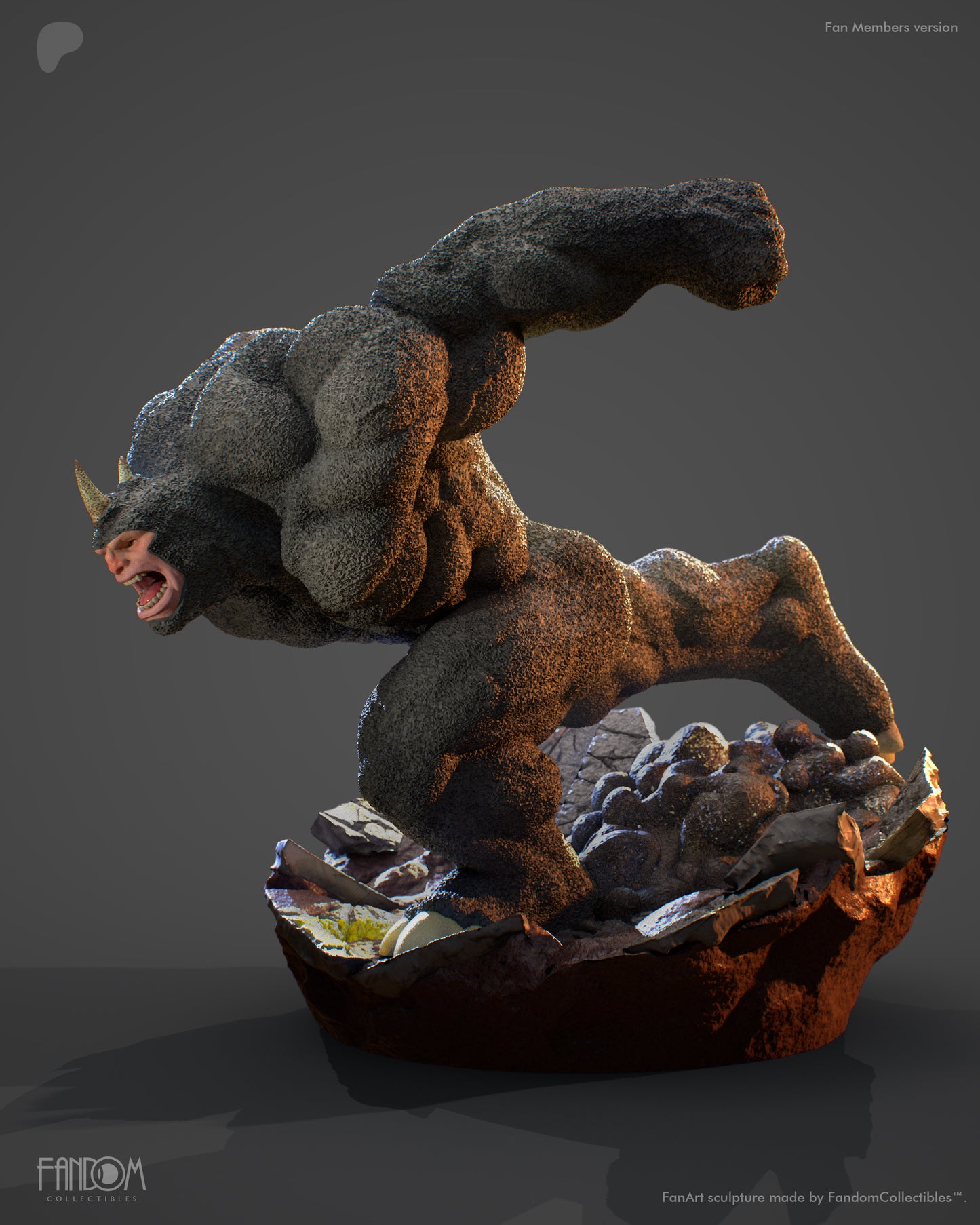 Rhino Statue