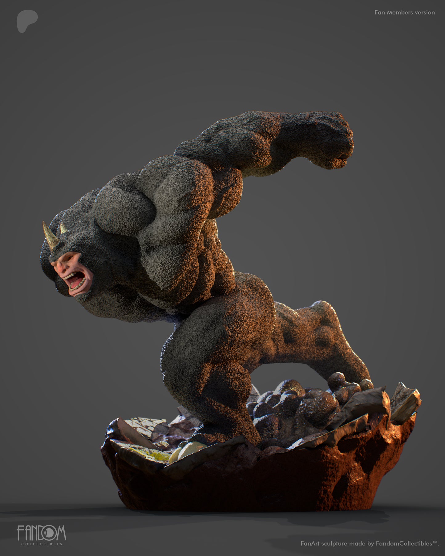 Rhino Statue