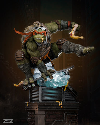 Michalangelo TMNT Statue 3D-Printed Kit