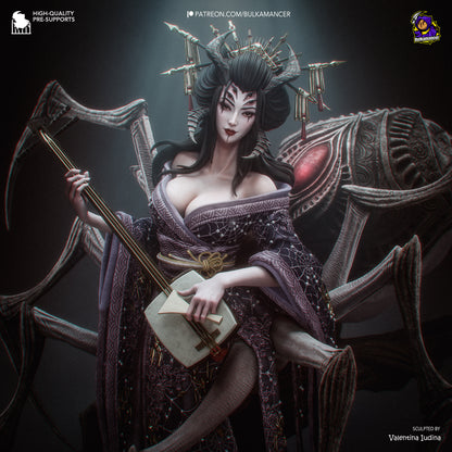 Jorogumo Statue 3D-Printed Kit