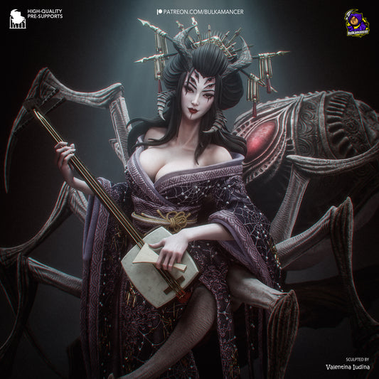 Jorogumo Statue 3D-Printed Kit