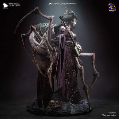 Jorogumo Statue 3D-Printed Kit