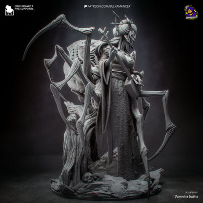 Jorogumo Statue 3D-Printed Kit