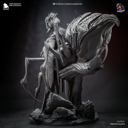 Jorogumo Statue 3D-Printed Kit
