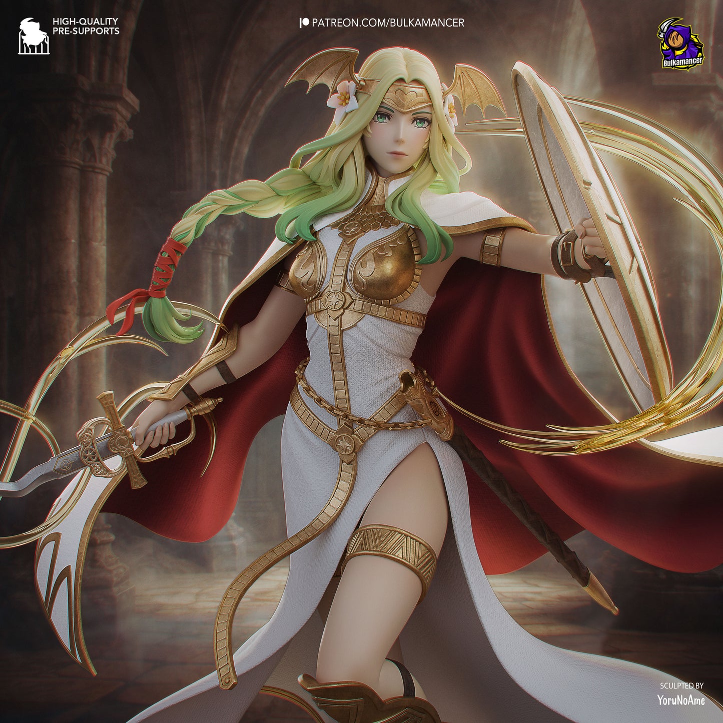 Saint Seiros Statue 3D-Printed Kit