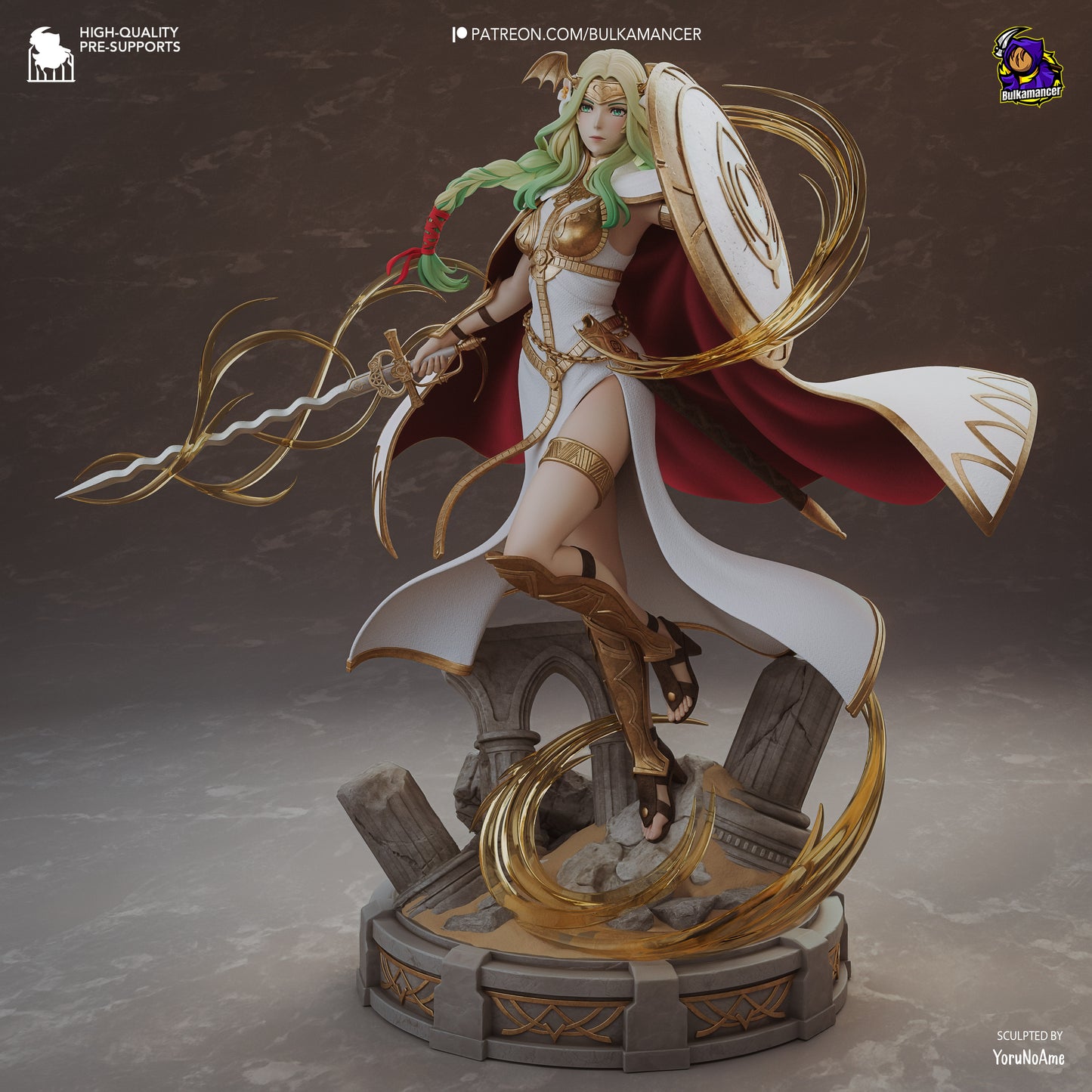 Saint Seiros Statue 3D-Printed Kit