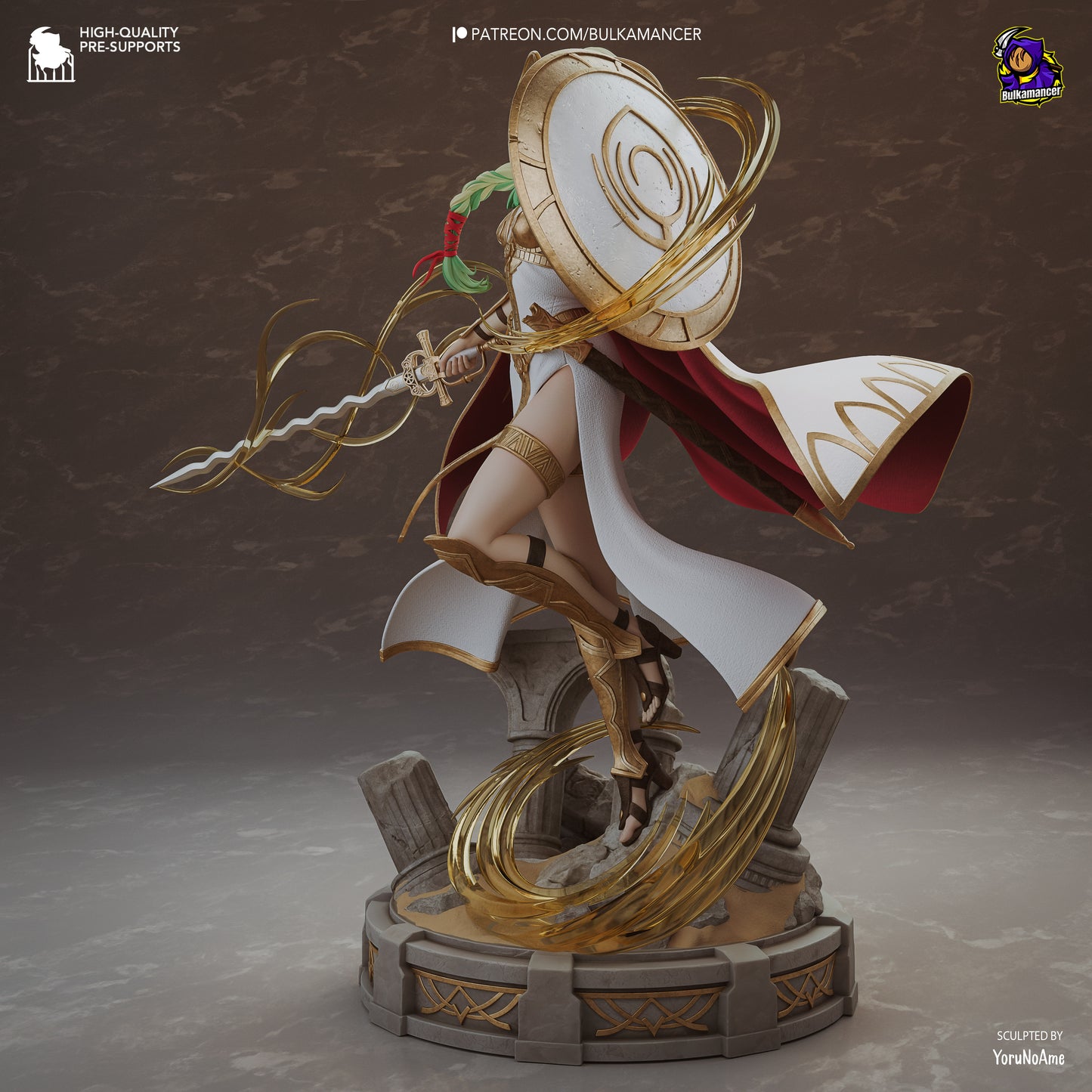 Saint Seiros Statue 3D-Printed Kit