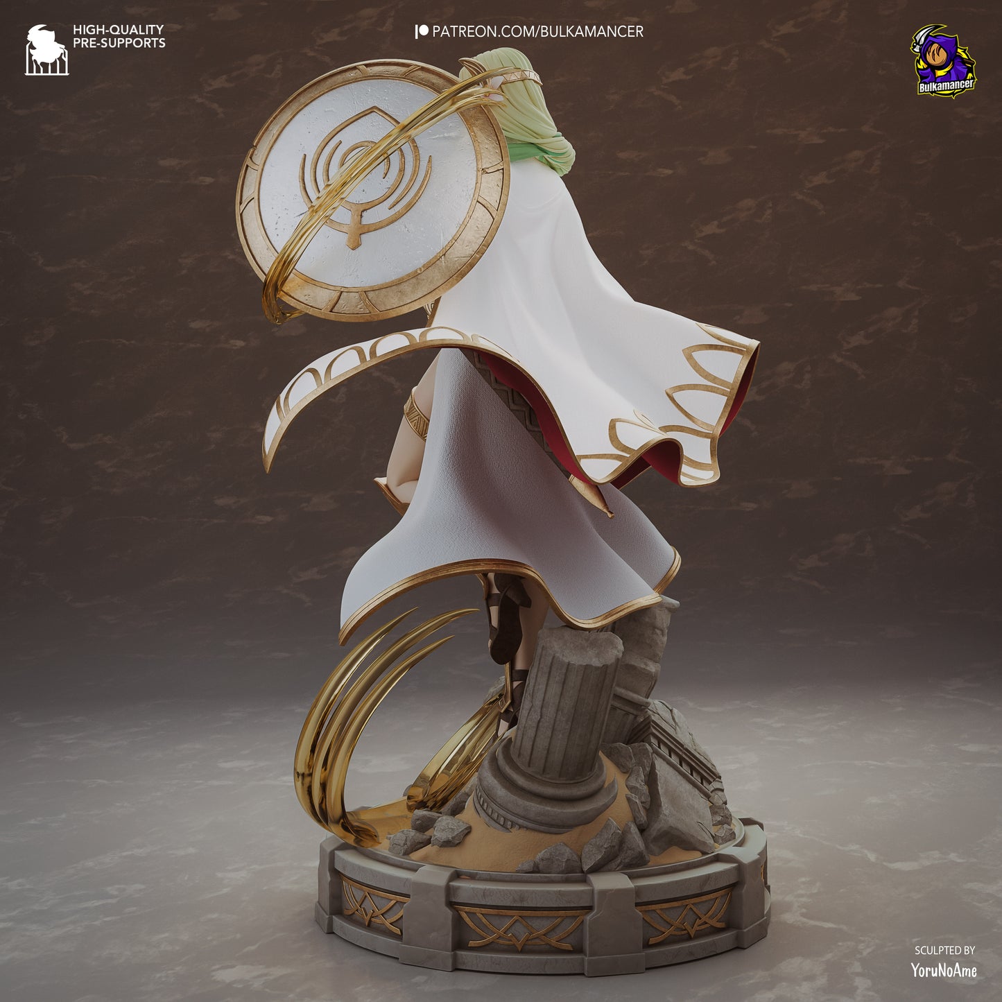 Saint Seiros Statue 3D-Printed Kit