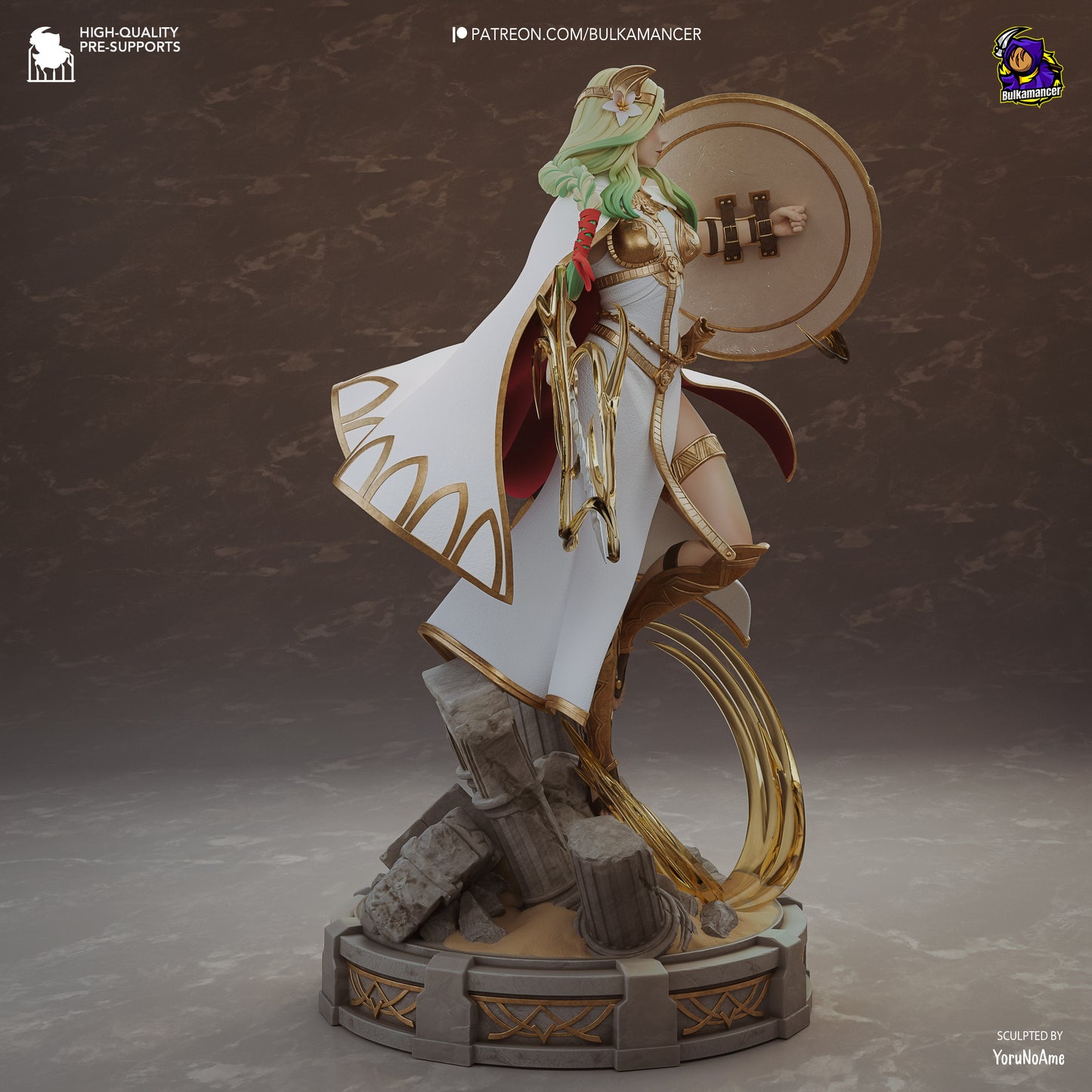 Saint Seiros Statue 3D-Printed Kit