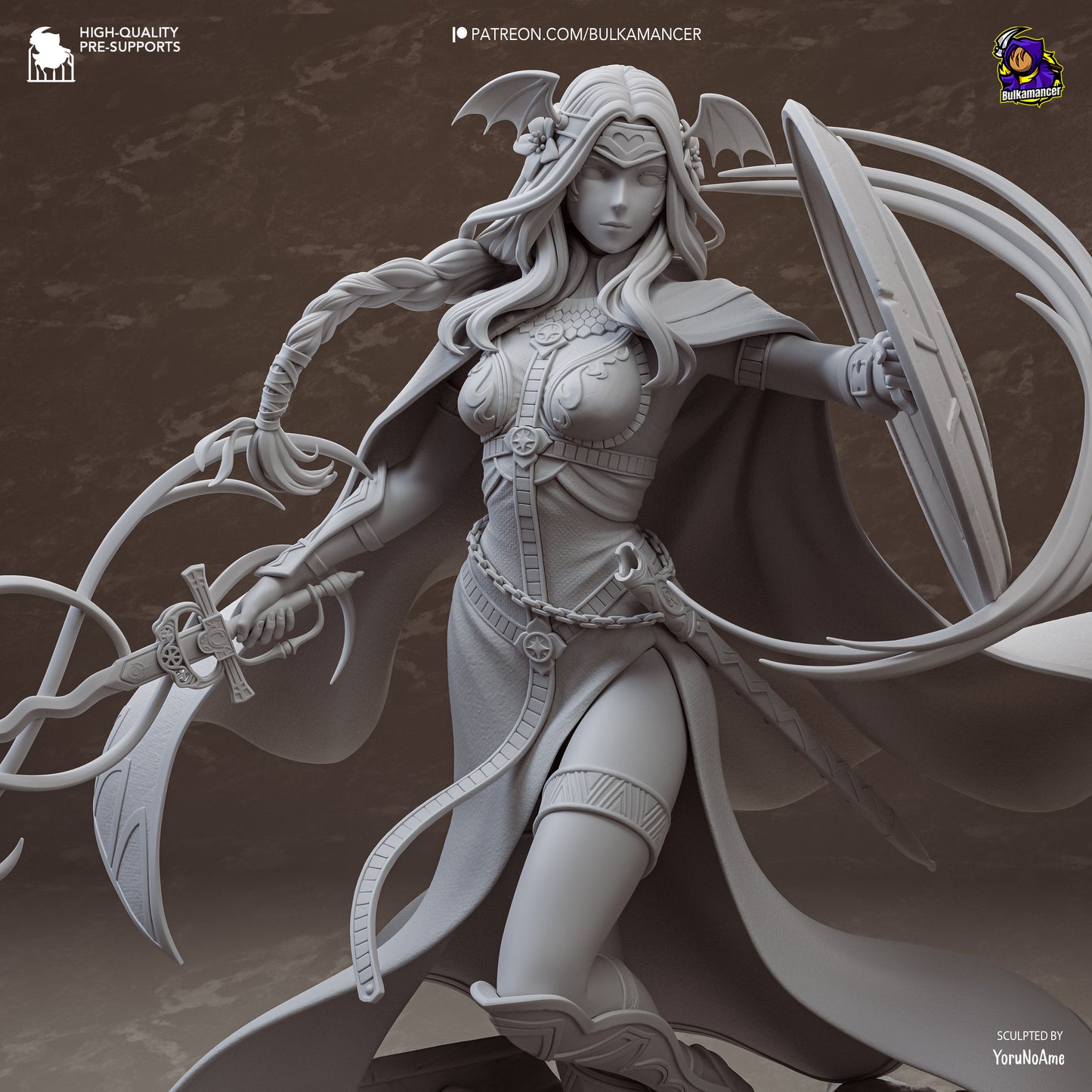 Saint Seiros Statue 3D-Printed Kit