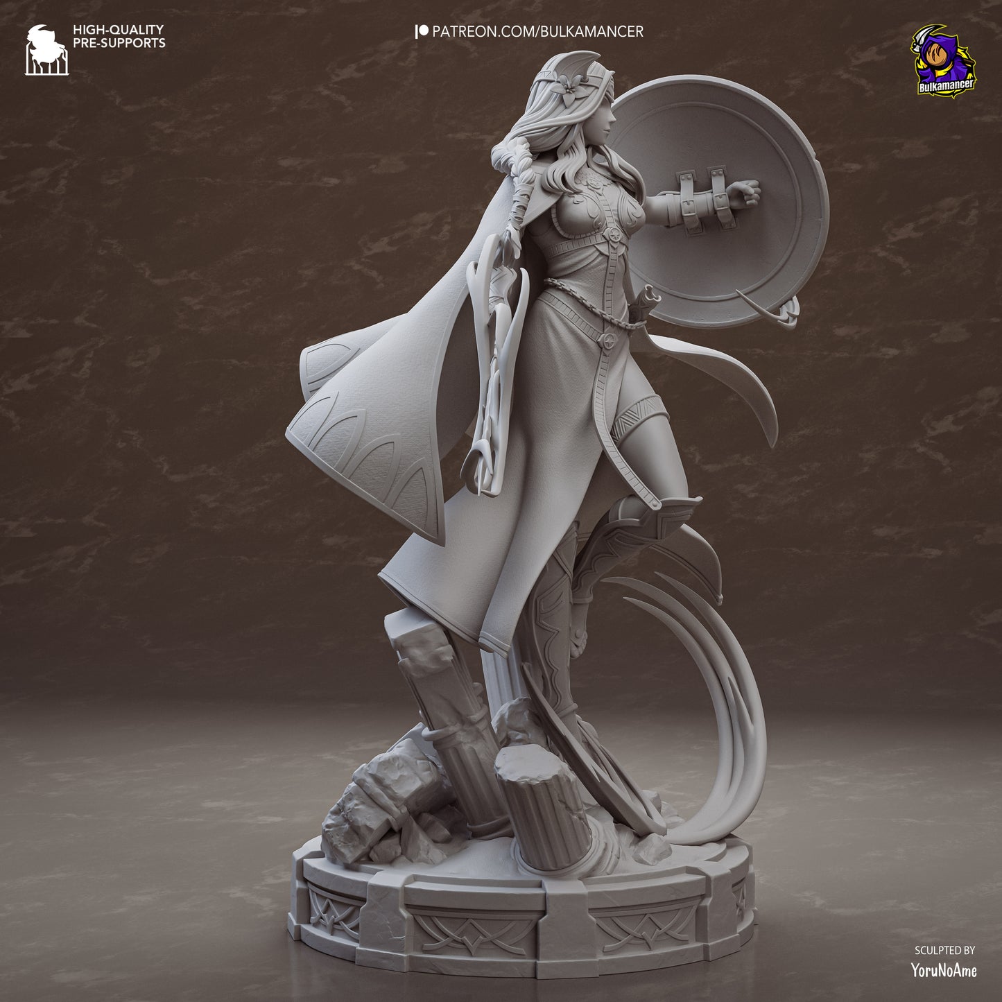 Saint Seiros Statue 3D-Printed Kit