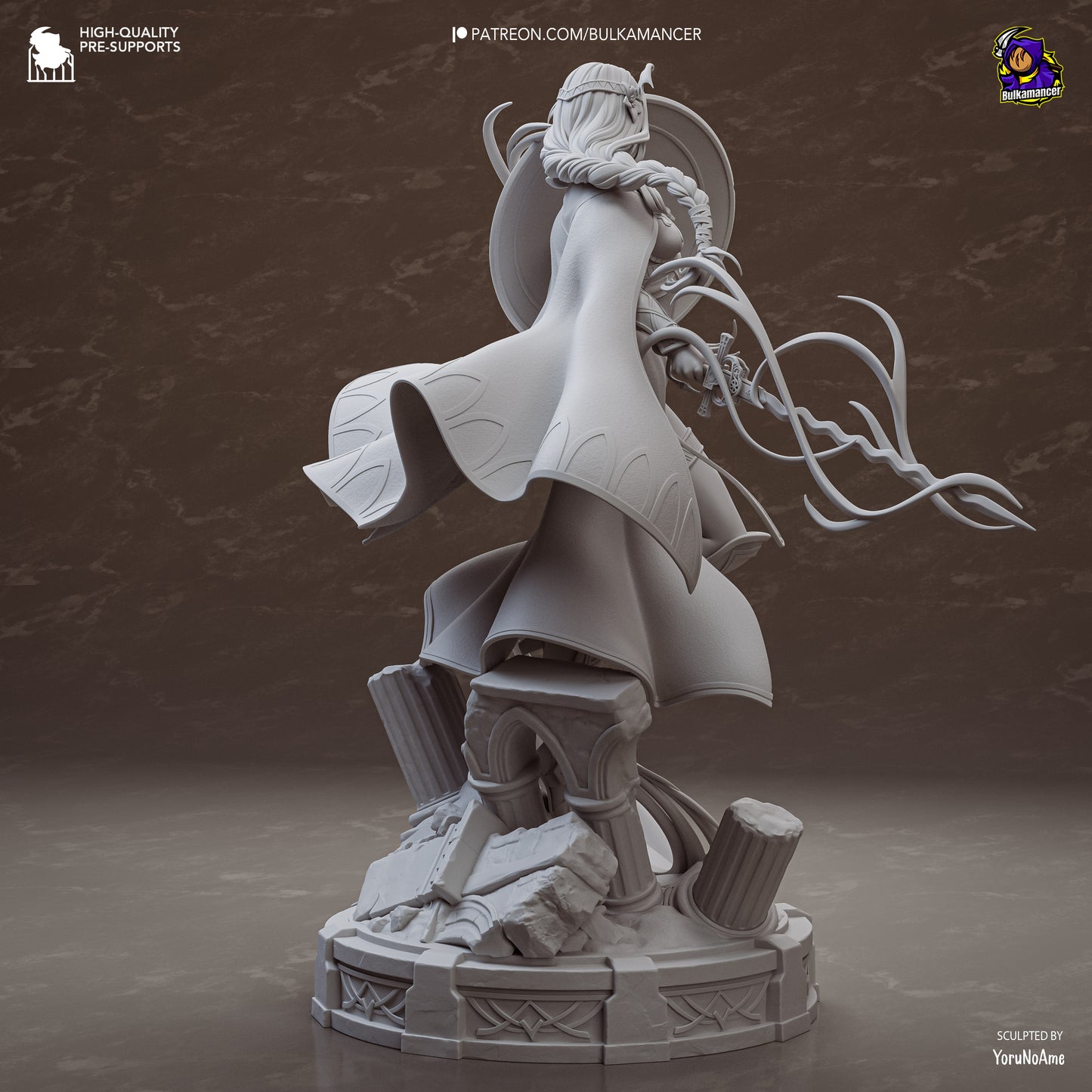 Saint Seiros Statue 3D-Printed Kit