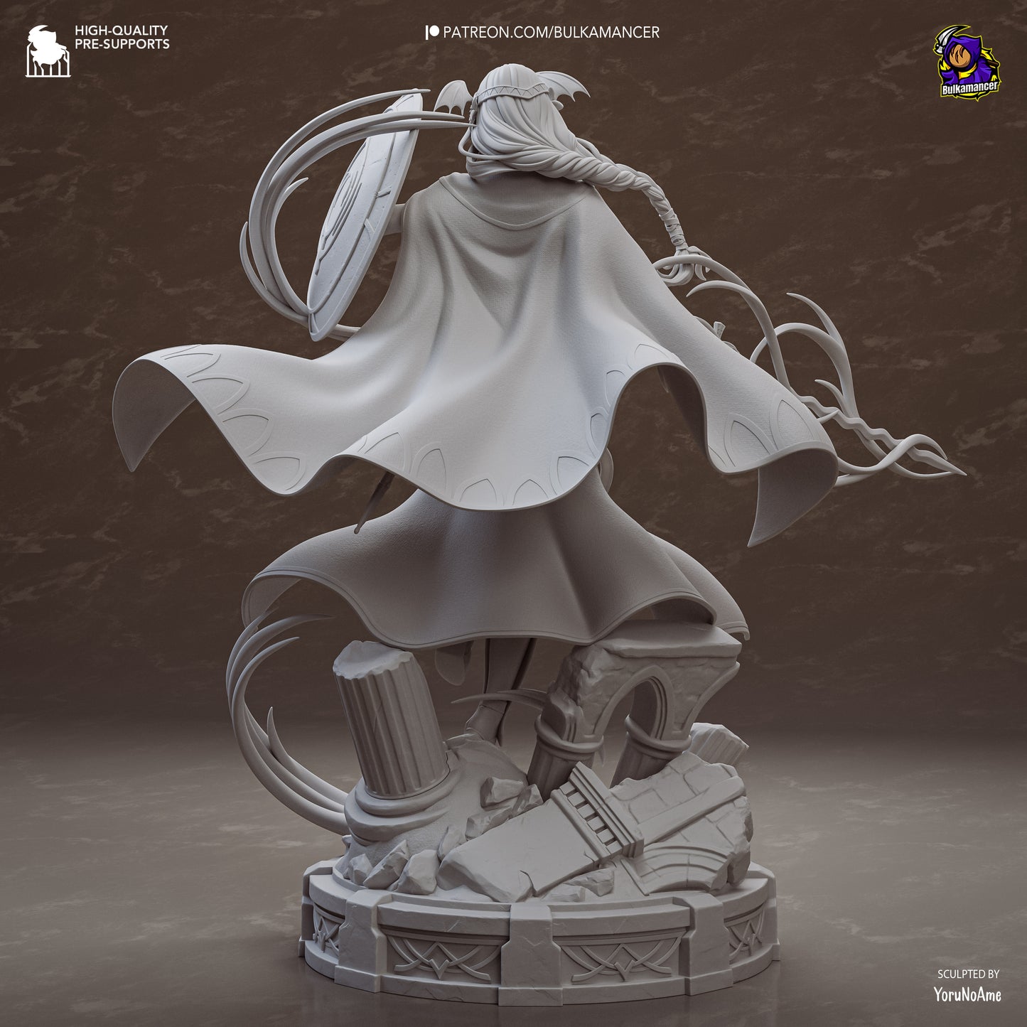Saint Seiros Statue 3D-Printed Kit