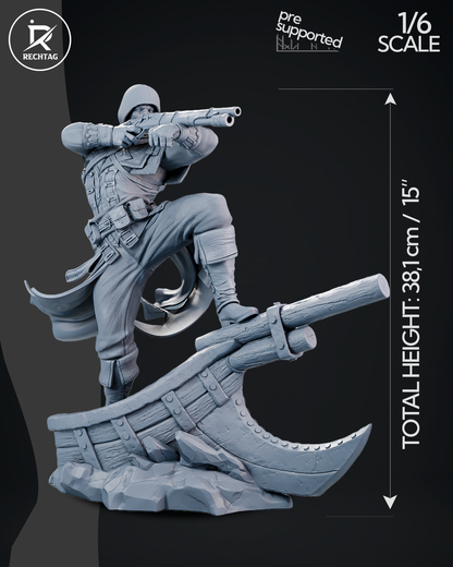 Shay Cormac Statue 3D-Printed Kit