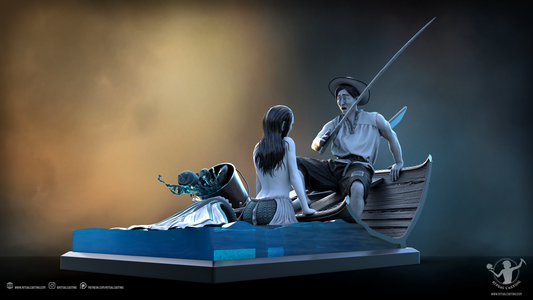 Serena And The Fisherman Statue