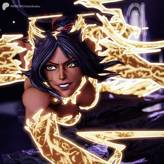 Yoruichi Shihōin Statue 3D-Printed Kit