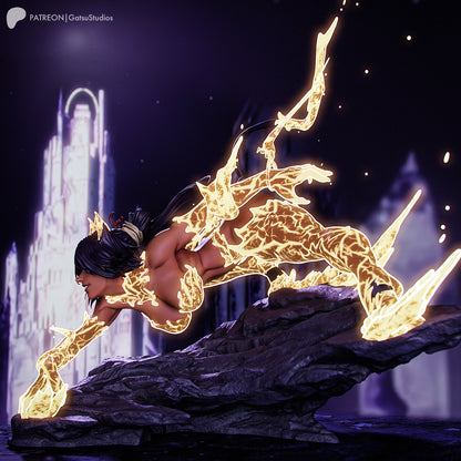 Yoruichi Shihōin Statue 3D-Printed Kit