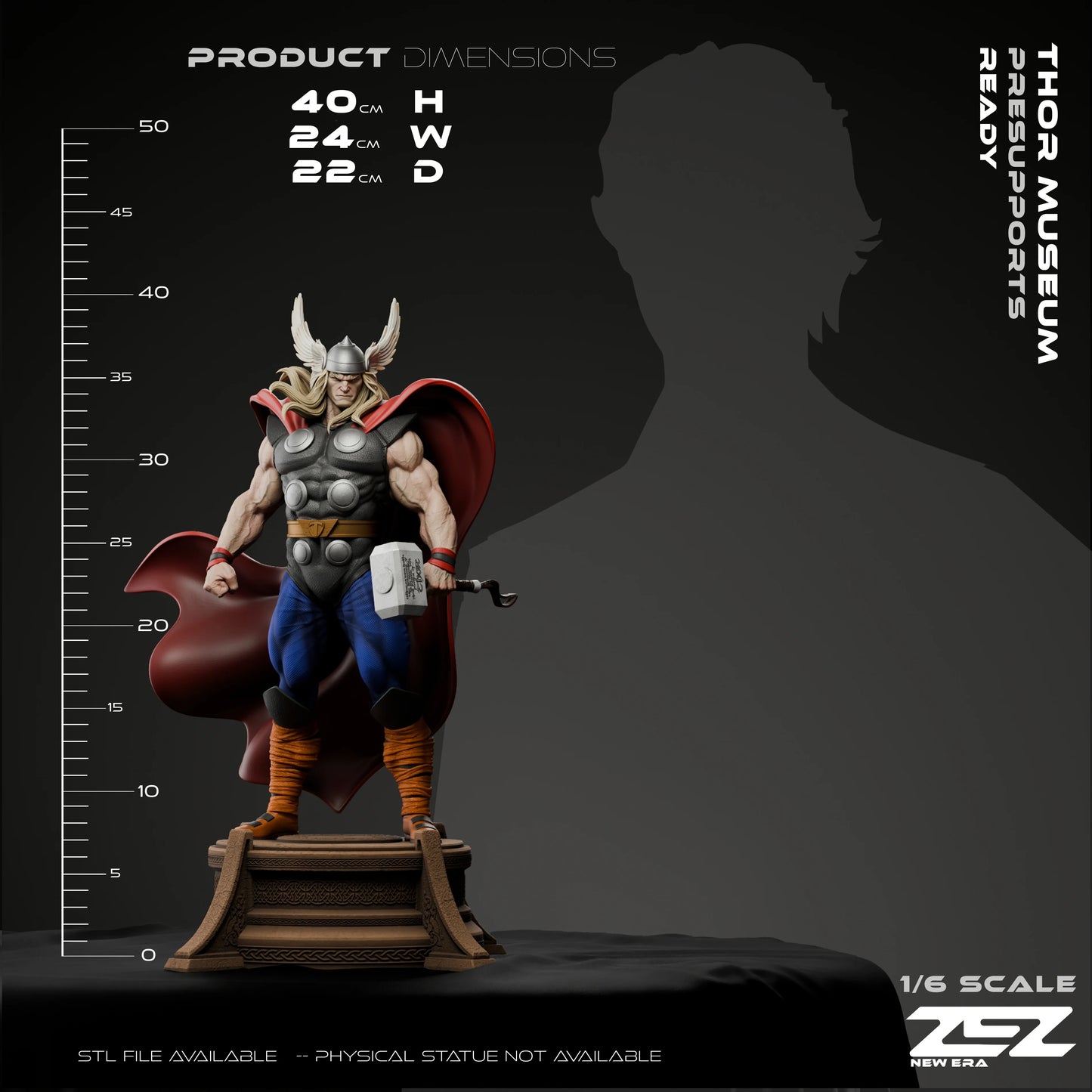 God Of Thunder (Museum Pose) Statue