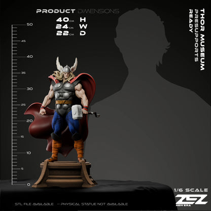God Of Thunder (Museum Pose) Statue