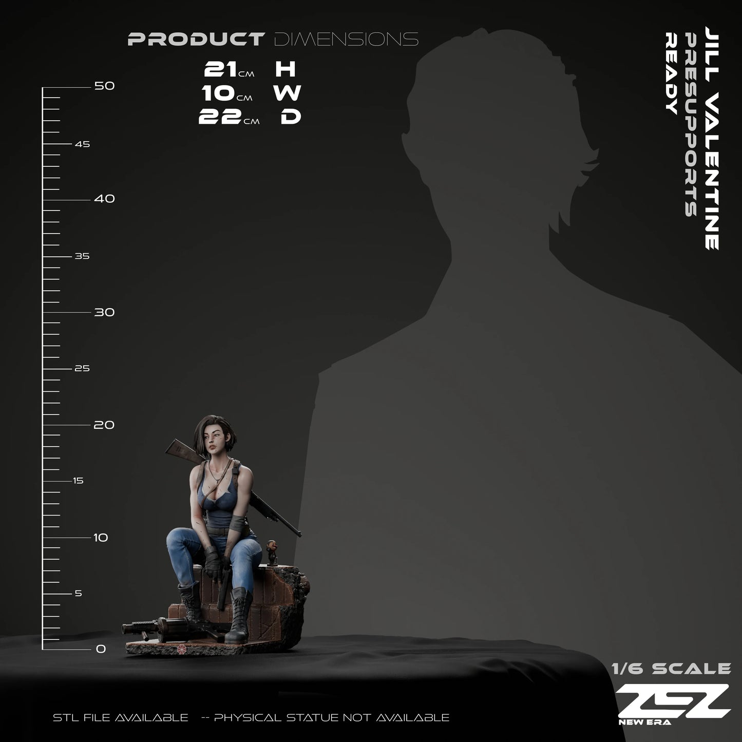 Jill Valentine Statue