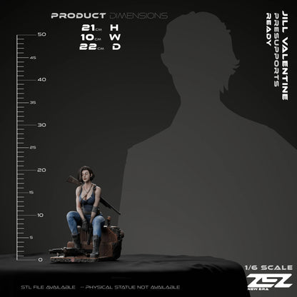 Jill Valentine Statue