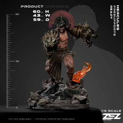 Hercules Statue 3D-Printed Kit