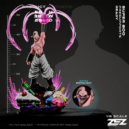 Majin Boo Statue 3D-Printed Kit
