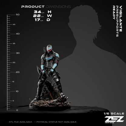 Vigilante Statue 3D-Printed Kit