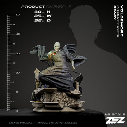 Voldemort Statue 3D-Printed Kit