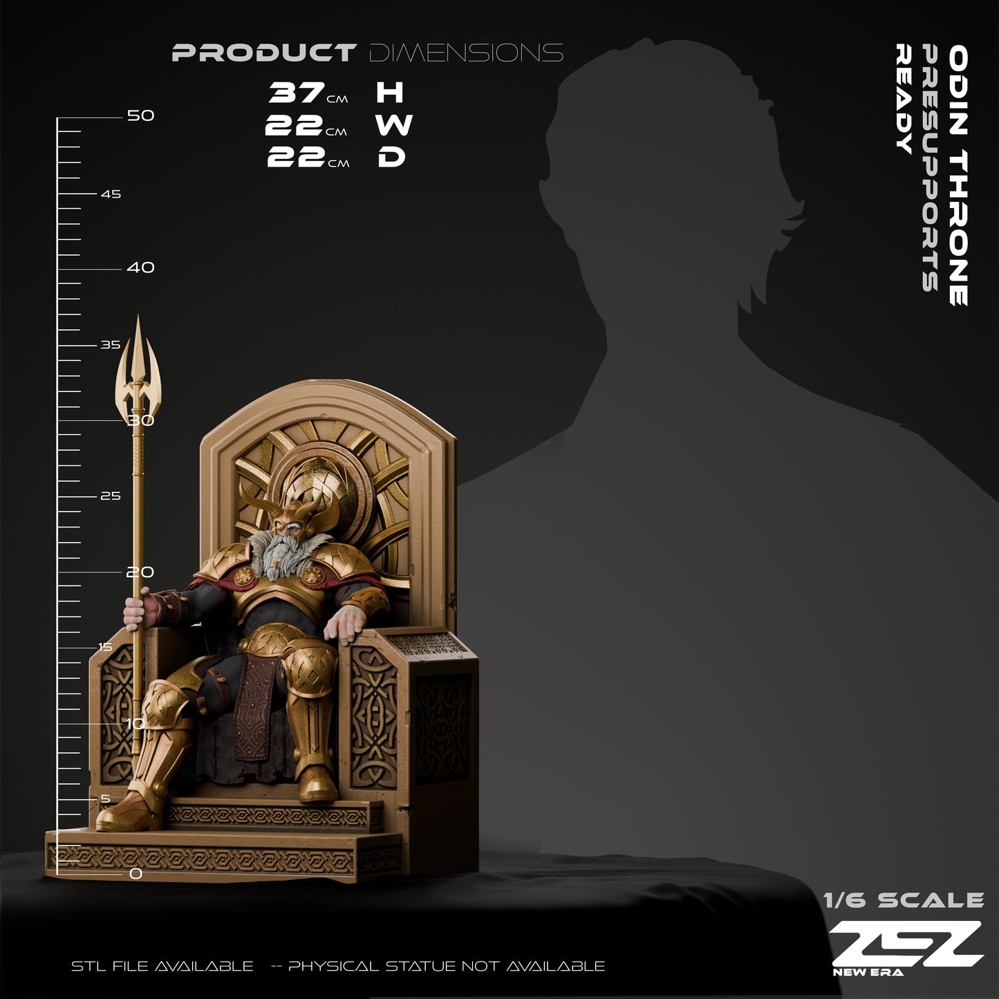 Odin (Throne) Statue