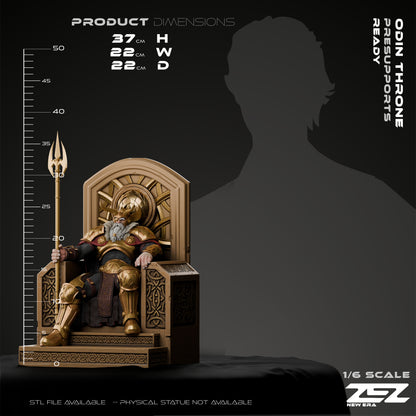 Odin (Throne) Statue