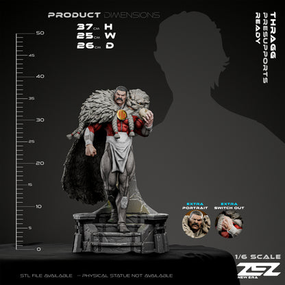 Thragg Statue 3D-Printed Kit