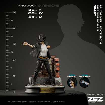 Michael Jackson Statue 3D-Printed Kit