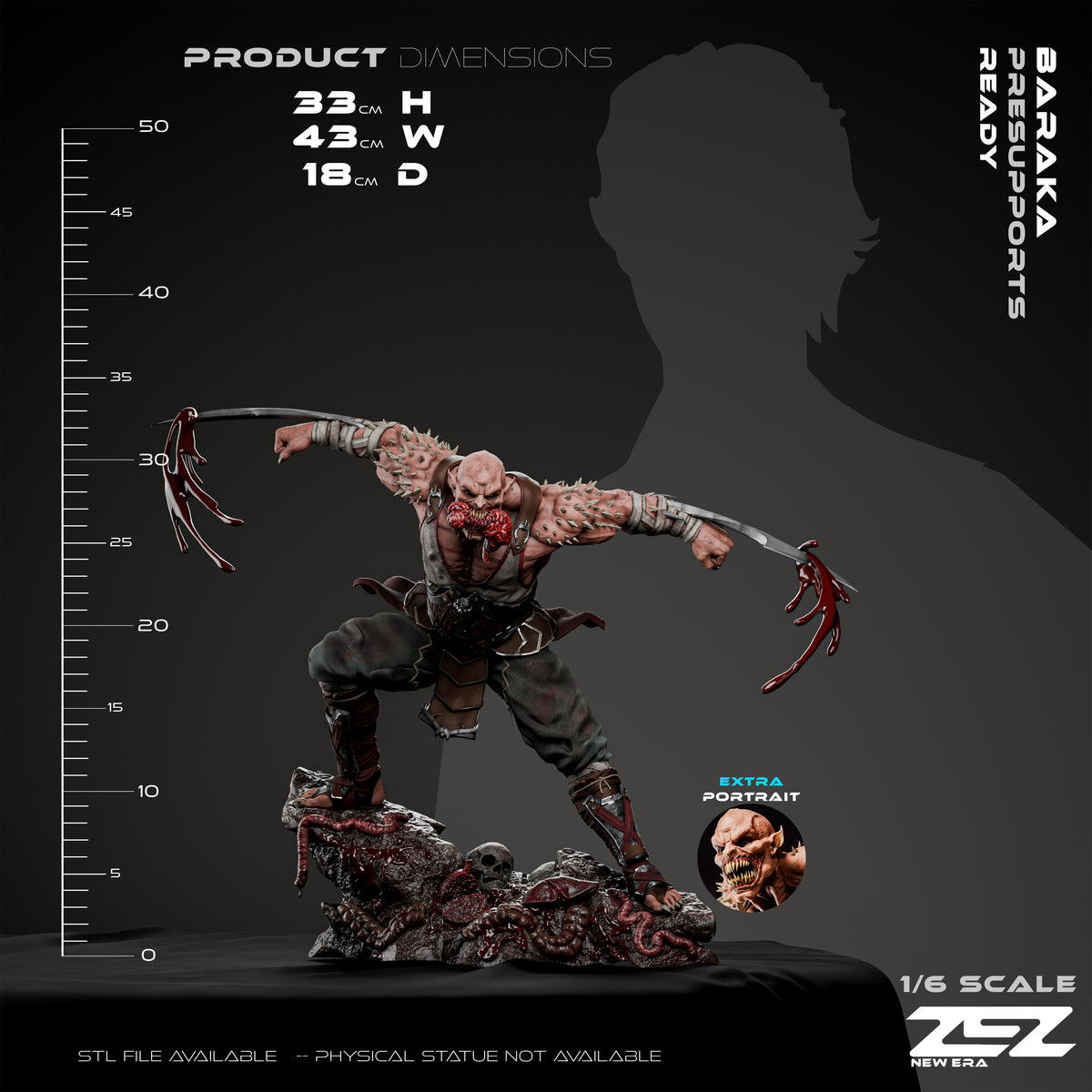 Baraka Statue 3D-Printed Kit