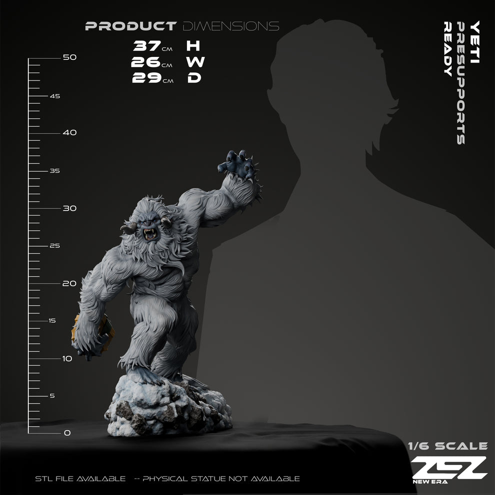 Yeti Statue 3D-Printed Kit – KAPIKOPRINTED