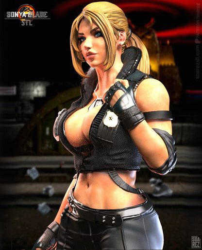 Sonya Bleade (MK) Statue