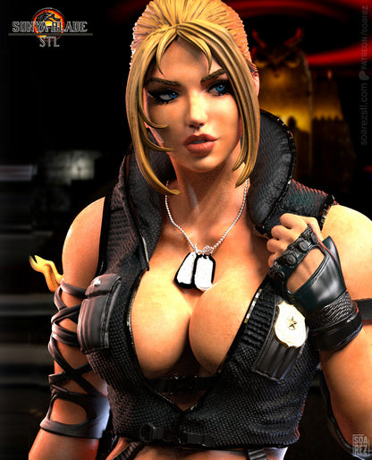 Sonya Bleade (MK) Statue