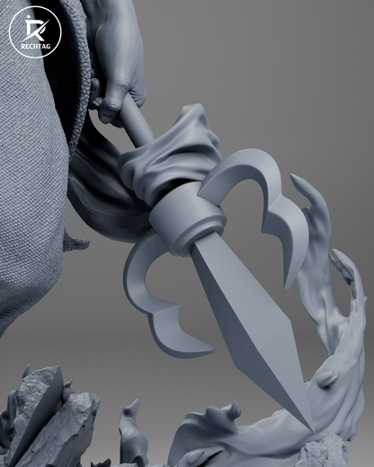 Ryomen Sukuna Statue 3D-Printed Kit