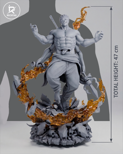 Ryomen Sukuna Statue 3D-Printed Kit