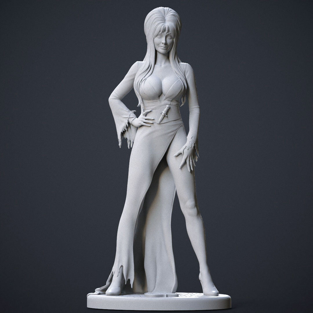 Elvira Statue 3D-Printed Kit