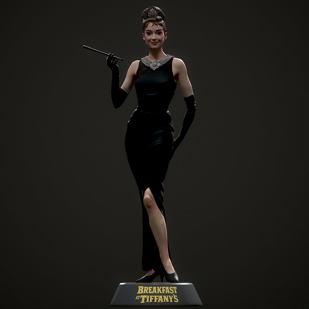 Audrey ( Breakfast At Tiffany's) Statue 3D-Printed Kit