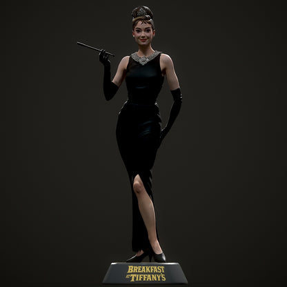 Audrey ( Breakfast At Tiffany's) Statue 3D-Printed Kit