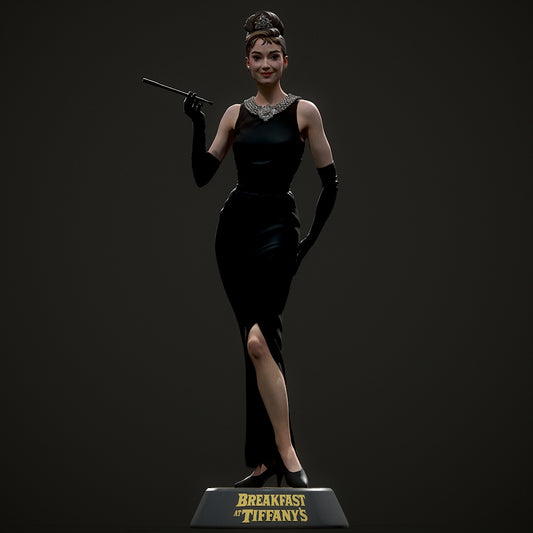 Audrey ( Breakfast At Tiffany's) Statue 3D-Printed Kit