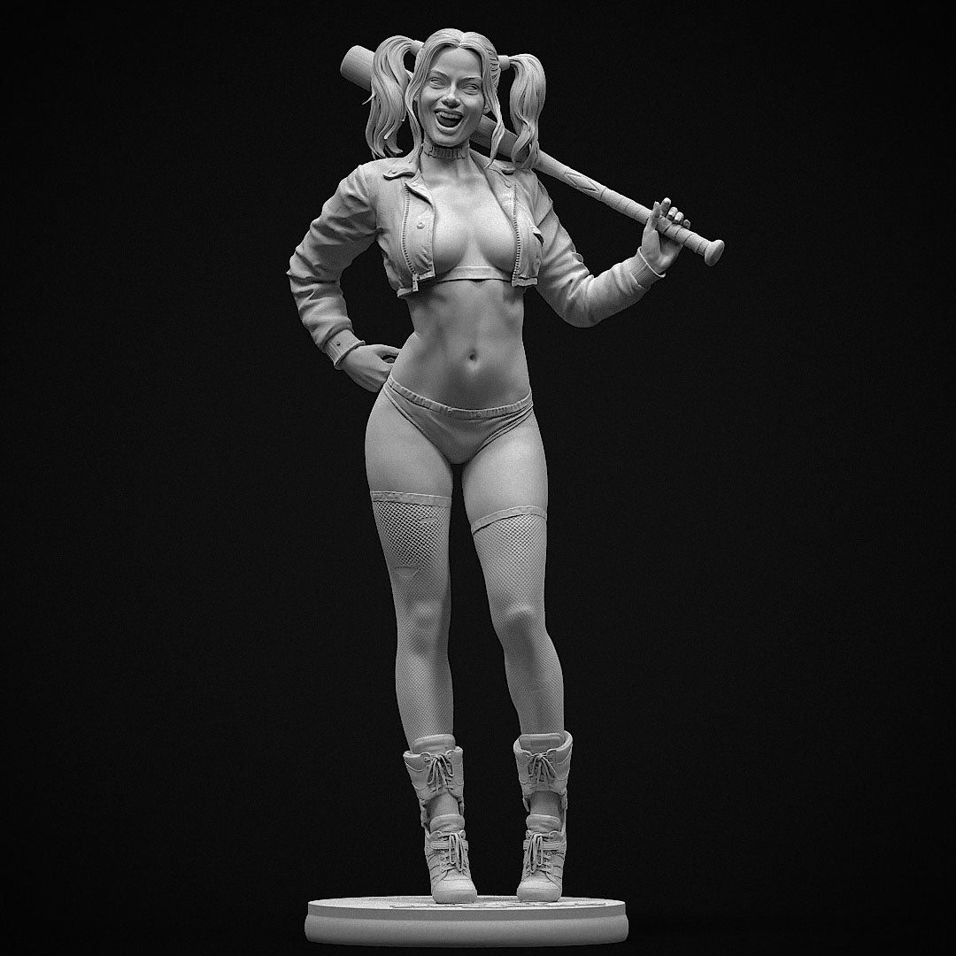Harley Quinn Statue 3D-Printed Kit