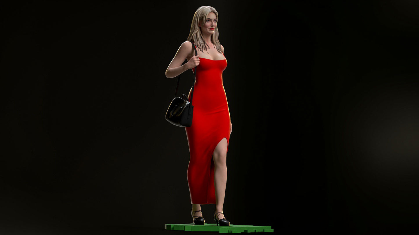 Tina Carlyle (The Mask) Statue 3D-Printed Kit